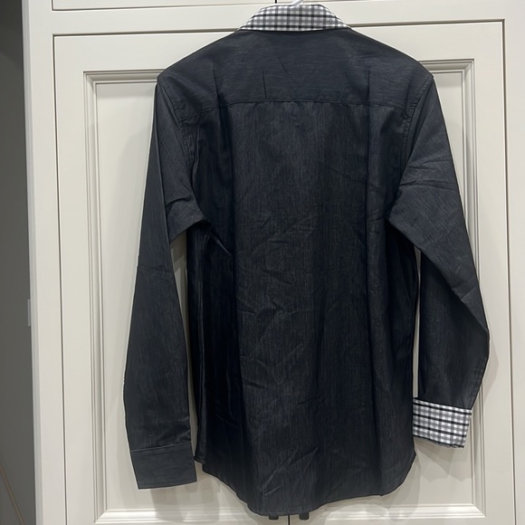 COOFANDY Men's Casual Dress Shirt Button Down — Long-Sleeve Denim. Small. NWT. - Picture 5 of 13